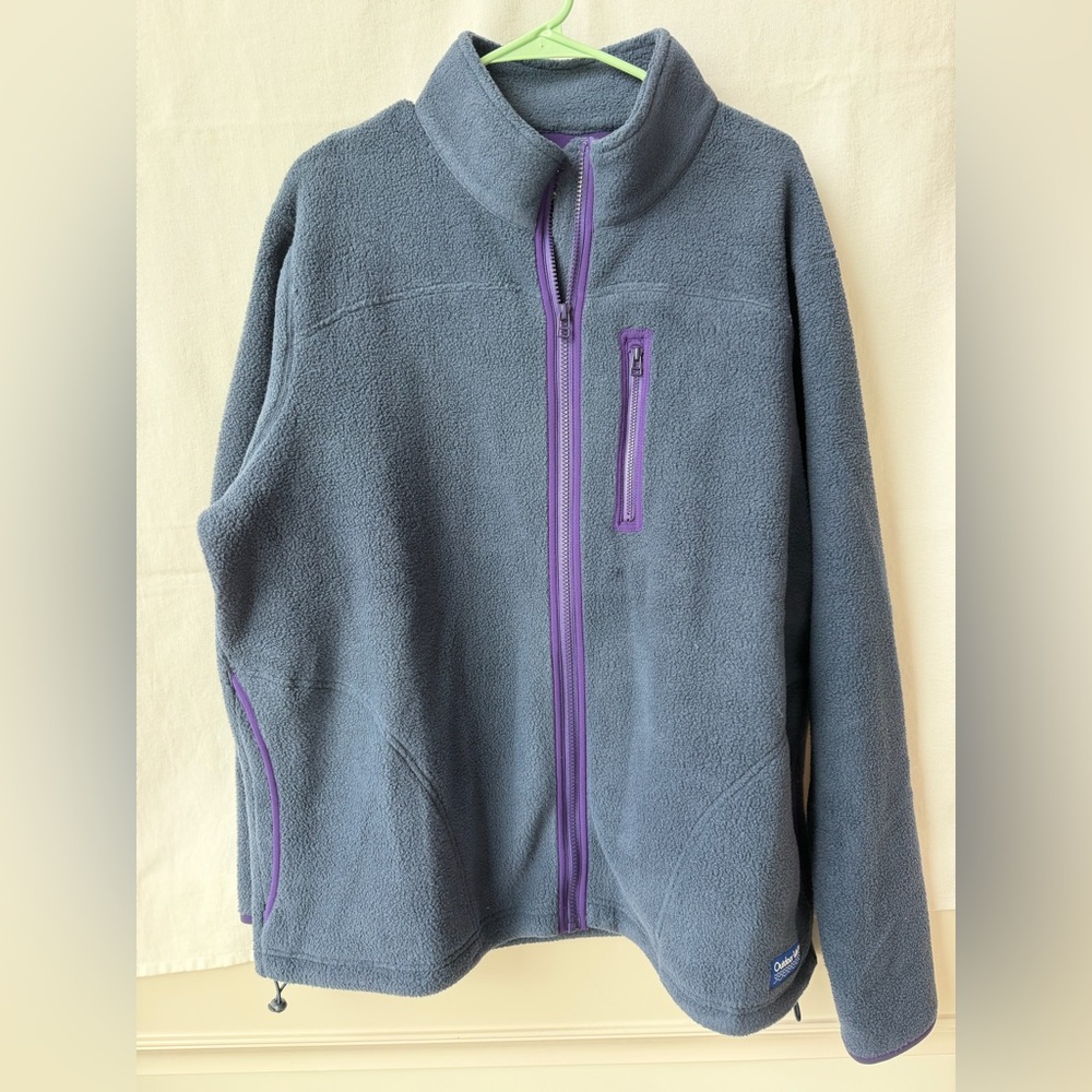 Outdoor Voices Fleece Full Zip Jacket Size XXLarge